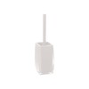 MSV Anzio Toilet Brush with Hygienic Container White
