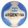 Football Argentina with Silver Flag Size 5 Colour White/Light Blue