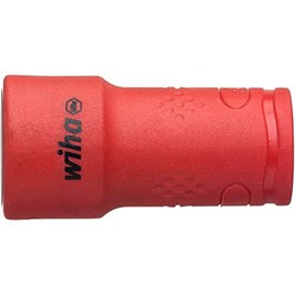 Wiha 43088 Insulated 1/4-Inch External Hexagonal Socket Spanner Insert Insulated Red 1/4 Inch 7 Hexagon Socket