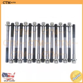 Aftermarket (Sold by CTM Auto) Cylinder Head Bolts For 1993-2002 Ford Probe V6 2.5L DOHC Code B Mazda MX-6 626