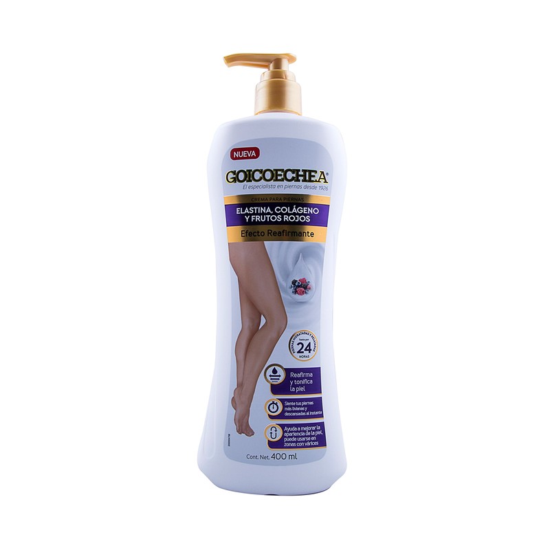 GOICOCHEA - Crema para piernas con elastina, colágeno y frutos