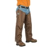 High-N-Dry Briarproof, Waterproof, Brush Protector Chaps, Made in U.S.A. (Brown,