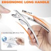 DRMODE Cortauñas Recto Para Hombres, Ergonómico De 18 Mm Para