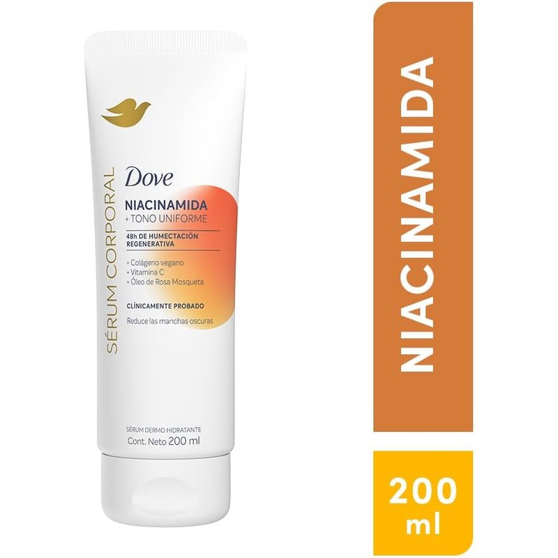 DOVE Sérum Corporal en Crema Niacinamida + Tono Uniforme, cuidado