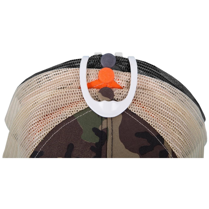 2Stoned Cap-Rack Pro Cap Holder in White with 10 Clips