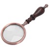 10X Metal Retro Reading Magnifying Glass Elderly Handheld Magnifier with
