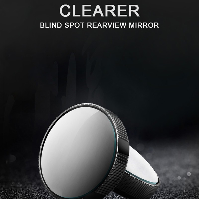 Blind Spot Mirrors 2pcs Frameless Convex Rear View Mirrors 360