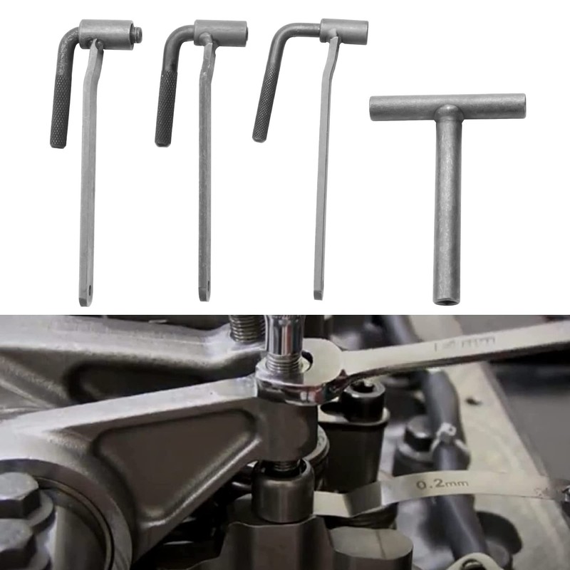 Iegefirm Universal Motorcycle Engine Valve Adjustment Tool Valve Screws Wrench