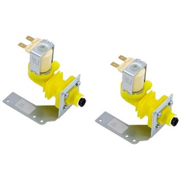 2 Pcs Ice Machine Water Inlet Valve, 120V Ice Maker Plastic Inlet Valve 000009120/000008483 Compatible with Manitowoc Freezer SY0454A ID0302A IY0525W
