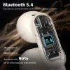 Audifonos Inalambricos Earbuds Monster E62-W Color Blanco Bluetooth 5.4 Gamer
