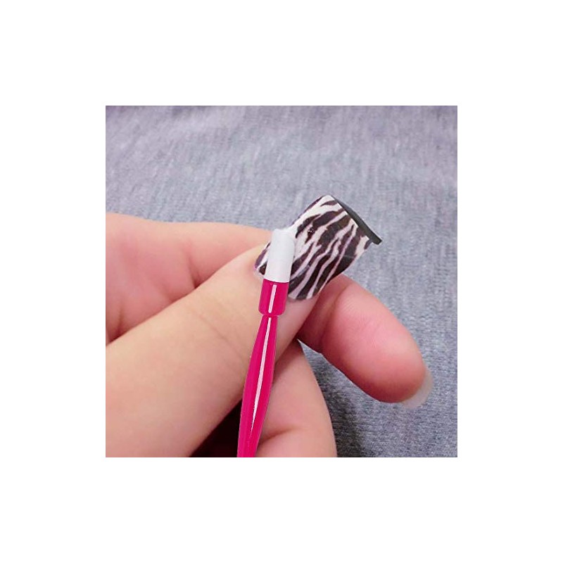 Maniology 10pc Hard Rubber Tipped Plastic Handle Nail Art Tool