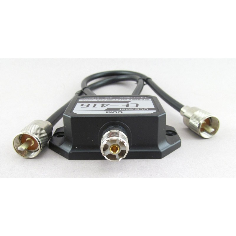 Comet CF-416A HF/VHF/UHF Duplexer with Coaxial Cable Harness for Transceivers