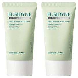 Fushidine Derma Trouble Zinc Calming Sun Cream SPF50+ PA++++, 50ml, 2 pcs / 후시다인 더마 트러블 징크 카밍 선크림 SPF50+ PA++++, 50ml, 2개