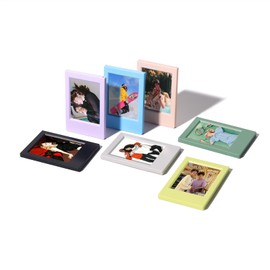 9pcs Desktop Photo Frame 3inch Colorful Picture Frames Fit for Instax Mini Series Camera With Film Border Sticker