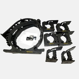 Horntools Quickfist Tool Holder Kit 8-Piece Lashing and Clamping System, 2 Super Quick, 2 Mini and 4 Standard Tool Holders