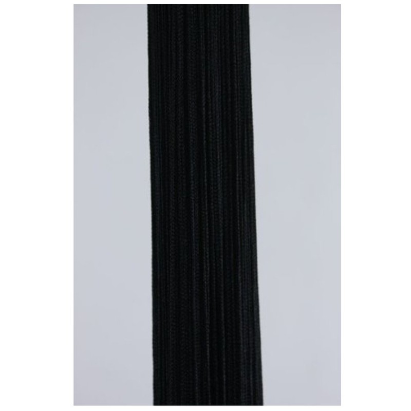 narumikk のれん ポリヒモスクリーン ブラック 150cm丈 19-959