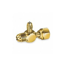 Jb Industries 1/4" Access Valve Tee w/Flare Nut,Brass A31853-1 Each
