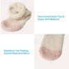 Bulinlulu Fuzzy Socks With Grips for Women 5-Pairs Non Slip