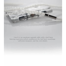 Moondrop Line K Upgrade Cable High Purity Copper Silver Plated KATO Cable IEMs (2.5mm)