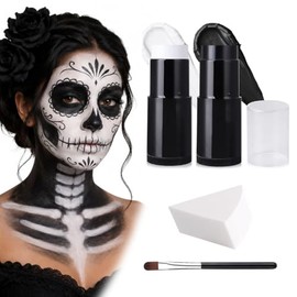 Pintura Facial en Barra Lavable, para Halloween y Día de Muertos