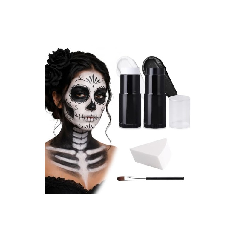 Pintura Facial en Barra Lavable, para Halloween y Día de