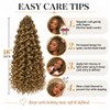 Pre Looped GoGo Curl Crochet Hair for Women 18" 8Packs