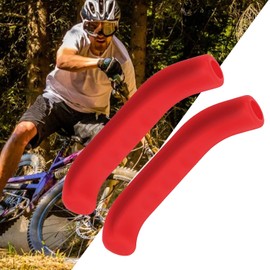 Protector de Palanca de Freno Bicicleta, Absorbe Impactos y Antideslizante Cubierta Freno para Ciclismo Urbano Montaña, Profesionales y Aficionados