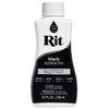 Rit Dye líquido Tela Tinte, 8-Ounce, Negro, Negro, 1 Item,
