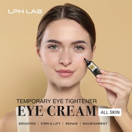 LPH LAB Temporary Eye Tightener Eye Cream, Instant Reduces Under-Eye Bags, Dark Circles&Puffiness, Anti Aging Fine Lines, Firm That Delicate Skin Under Your Eyes 0.5 oz - 2 pcs