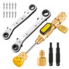 Valve Core Remover Installer Tool & HVAC Service Wrench Set