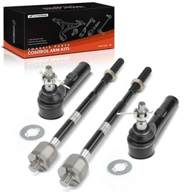 A-Premium Set of 4, Front Inner and Outer Tie Rod End Kit, Compatible with Lincoln Aviator 2003 2004 2005