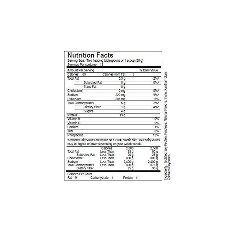 Dialyvite - Hi-Peak Instant Soy Protein Mix - 260 Grams
