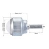 sourcing map Ball Roller Bearing Unit 18 mm 44 lbs