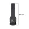uxcell 1/2" Drive x H14 (14mm) Impact Hex Bit Socket,