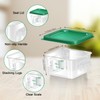 FeyBuosk 6 pcs 2qt Food Storage Containers with Lid, Square