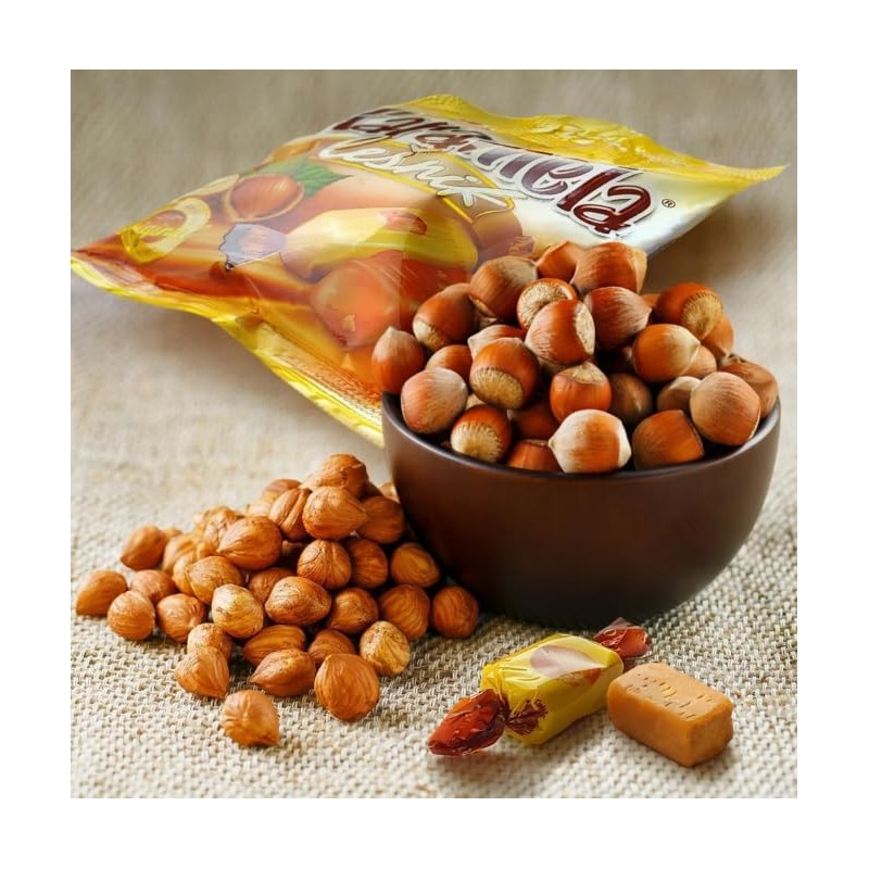 Caramel Candies With Hazelnut 100 gr, (Pionir Lesnik Karamela) Pack