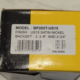 B-P Citilock Satin Nickel Deadbolt BP205T-US15