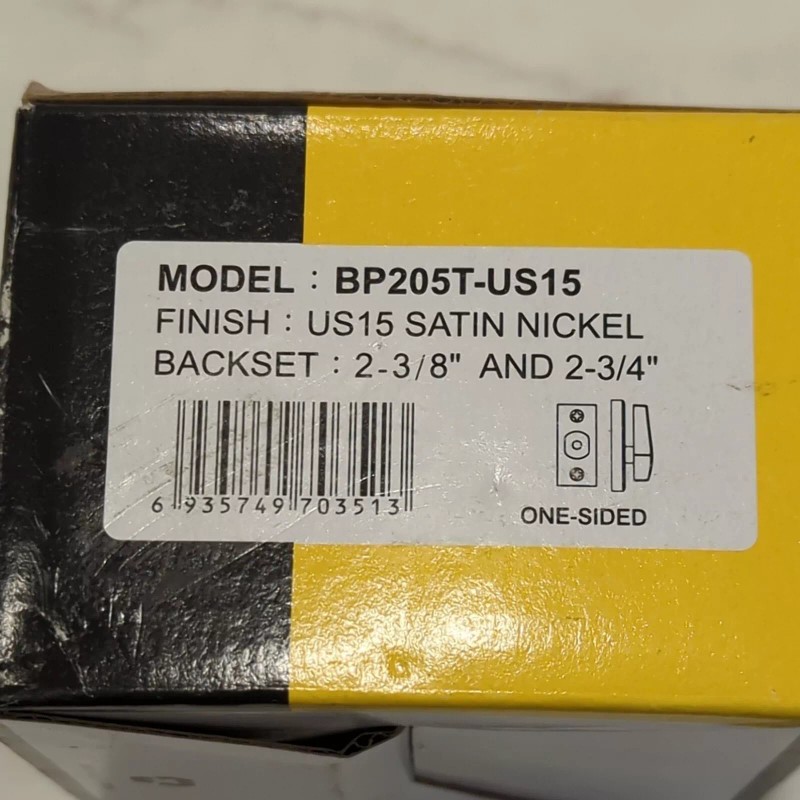 B-P Citilock Satin Nickel Deadbolt BP205T-US15