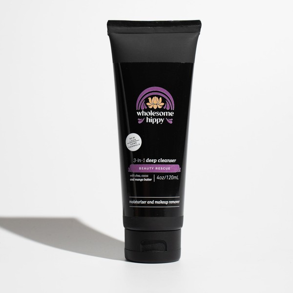 WHOLESOME HIPPY Moisturizing Creme Face Wash 4oz