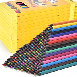 GOEJGSDJ Colored Pencils Bulk,144 Count Colored Pencils for Kids, 12 Packs Colored Pencils Bulk 12 Colors, Back to School Supplies For Teachers,Back to School Supplies, Classroom Prizes