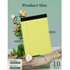 10 Pack Yellow Legal Pads 8.5 x 11 College Ruled