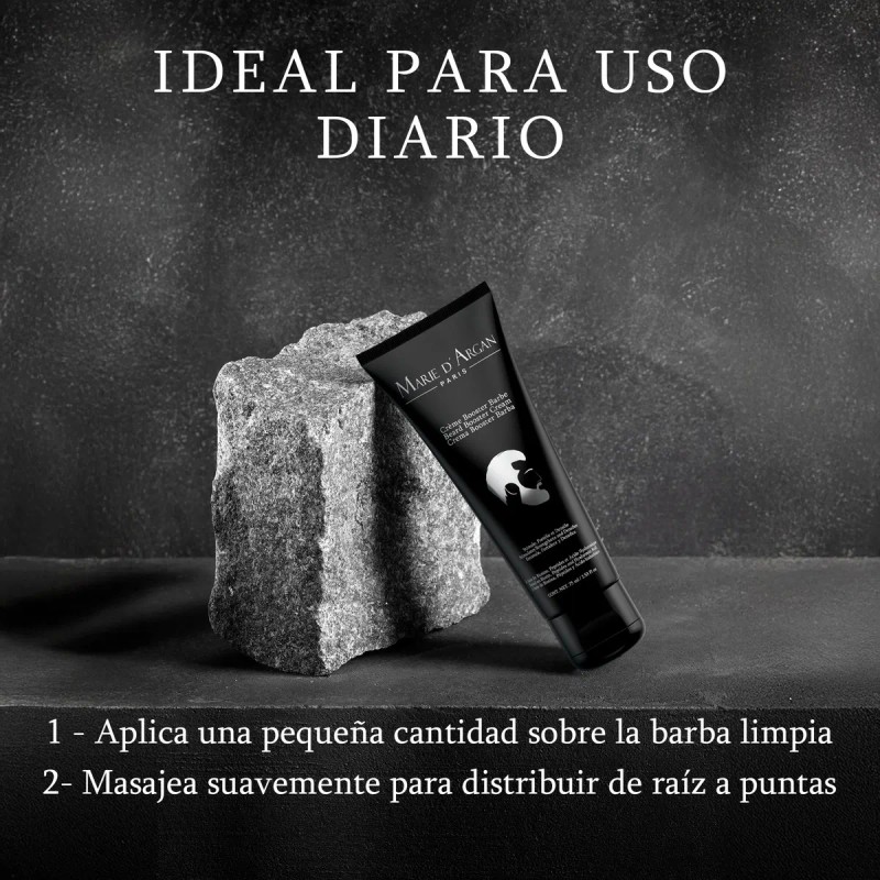 Crema Barba Para Hombre Marie D'argan Ácido Hialurónico 75ml Cítrica