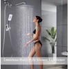 Rain shower heads with Handheld Spray Combo,8''High Pressure Rainfall Shower