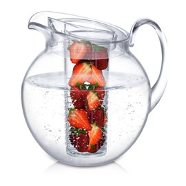 Prodyne Fruit Infusion Pitcher, 112 oz, Clear