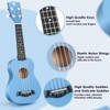 Soprano Ukulele for Beginners, Hawaiian Ukulele 21 Inch Basswood,4 -