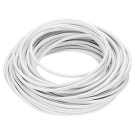 MECCANIXITY 15 Meter/49.2ft 14AWG Flexible Silicone High Temp Wire Cable -60 to 300 Degree Celsius Insulated Resistant Electrical Cable for Industry, White