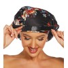 HIUMI Gorro de ducha de lujo para mujer, para rastas,