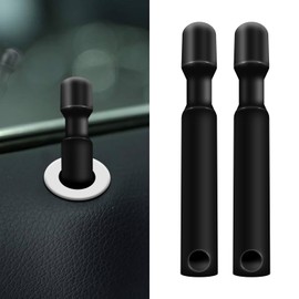 Hirificing 2PCS Car Door Lock Knobs for Ford F150 Explorer Door Lock Pull Knob, Door Lock Cover FODZ-5421850-A Door Lock Pin Front Rear Car Interior Trim Door Lock Cover Lift Bolt Control Post Pins