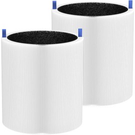 CHNPOFNT 311i Max Replacement Fil-ter Compatible with BLUEAIR Blue Pure 311i Max Air Purifier F3MAX ，blueair 311i max replacement filter。2 PACK H13 True HEPA & Activated Carbon Filter