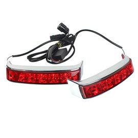 Eagle Lights Saddle-Lights Chrome Saddle Bag LED Lights for 2014 to Current Harley Davidson Touring Models